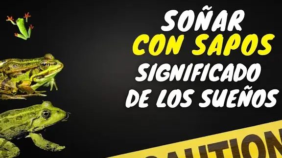 que significa sonar con sapos grandes