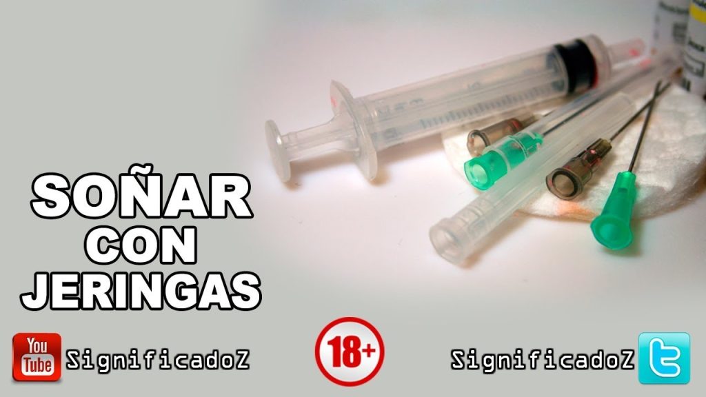 que significa sonar con jeringas