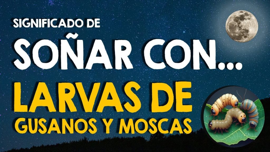 que significa sonar con larvas de mosca