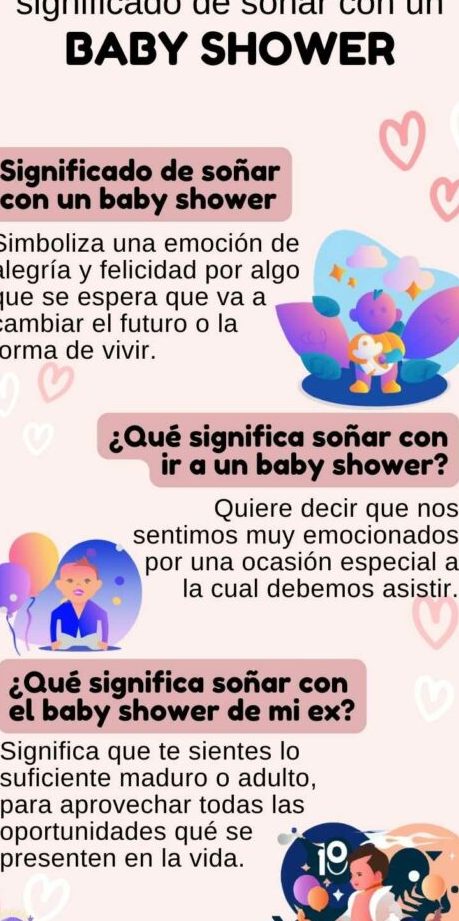 que significa sonar con un baby shower