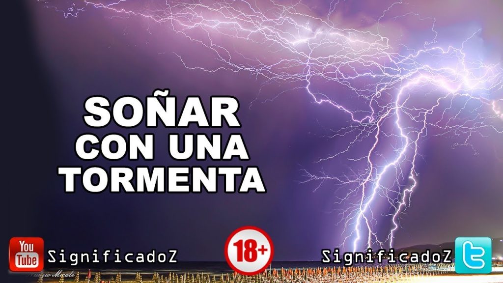 que significa sonar con una tormenta de agua