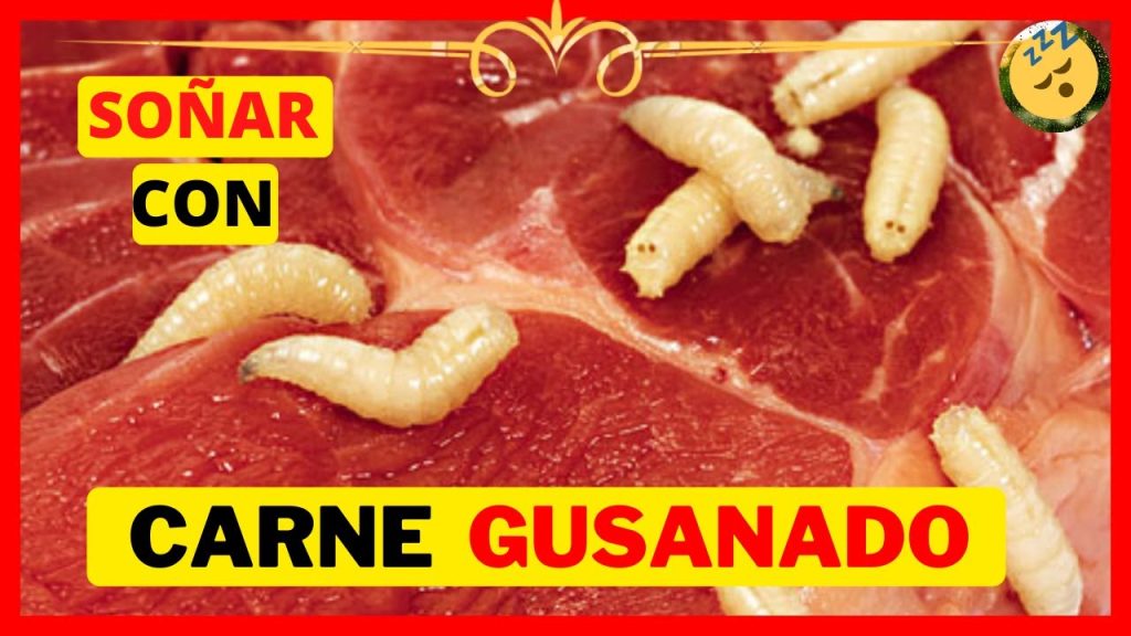 significado de sonar con gusanos en la carne