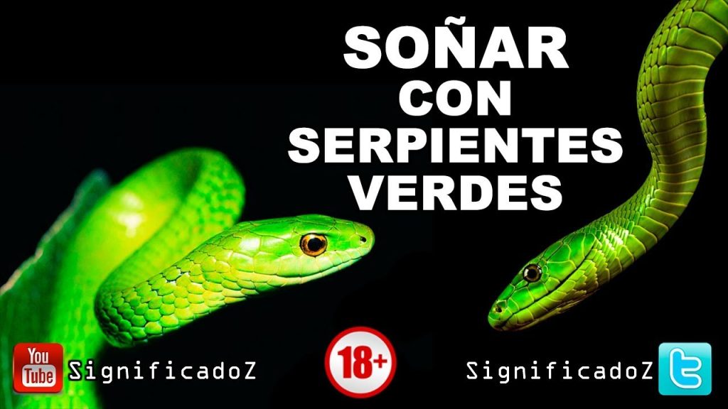 significado de sonar con serpientes verdes