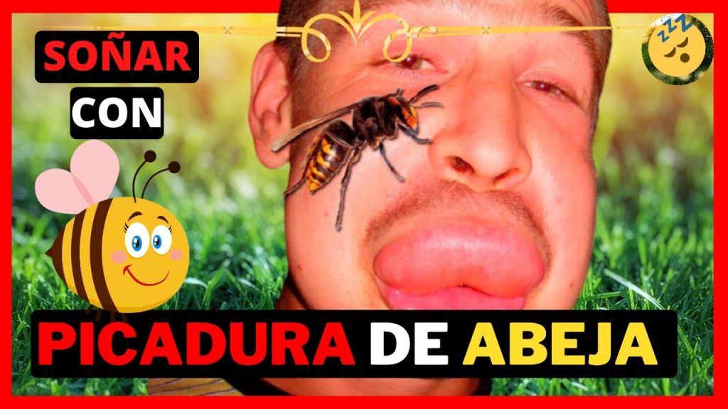 sonar con abejas que te pican en la mano