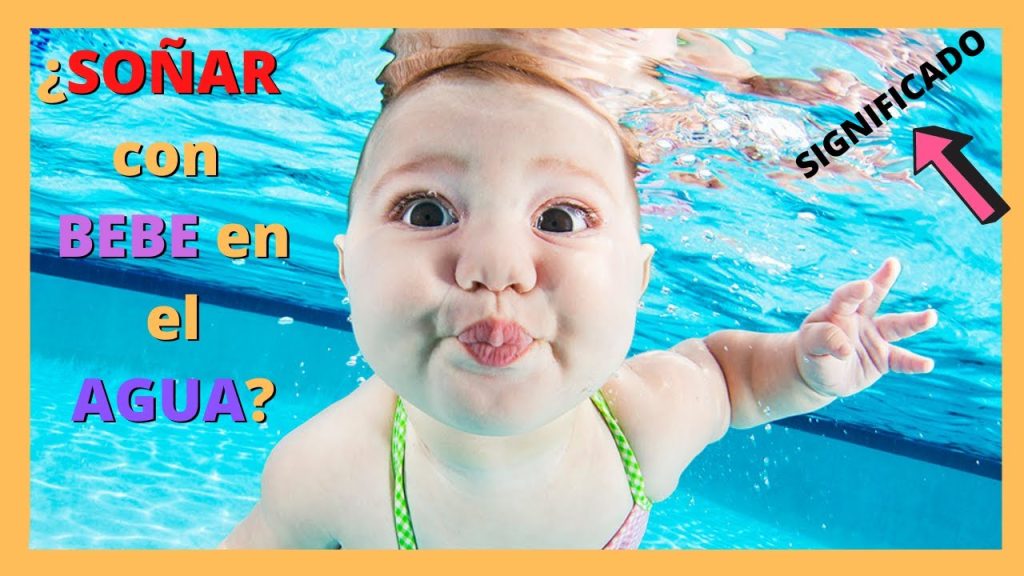 sonar con bebe en el agua