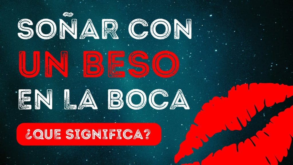 sonar con besar a una mujer en la boca