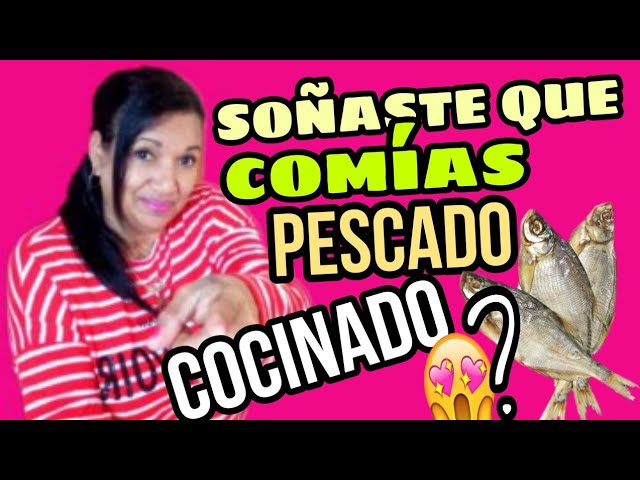 sonar con comer pescado