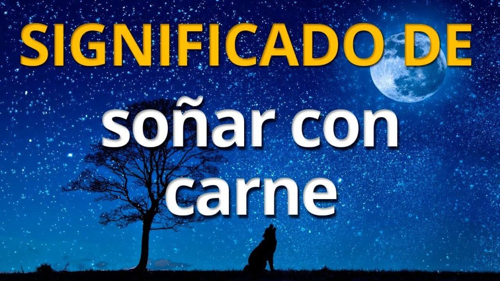 sonar con comprar carne