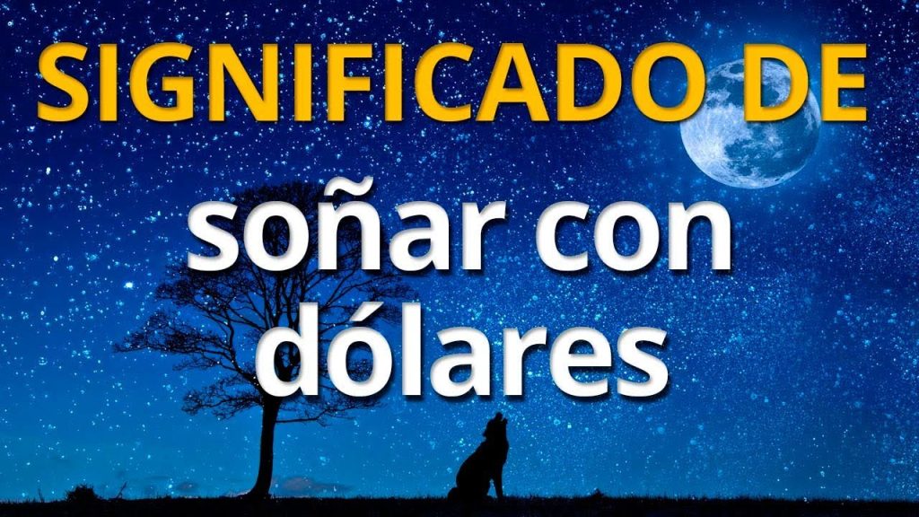 sonar con dolares en la mano