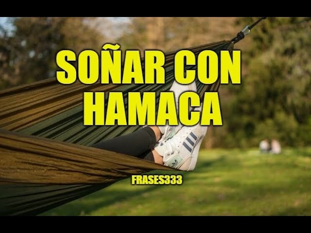 sonar con hamaca