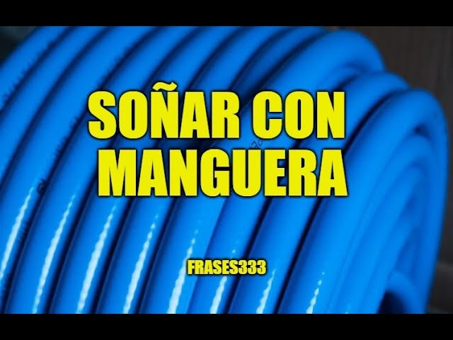 sonar con mangueras de agua