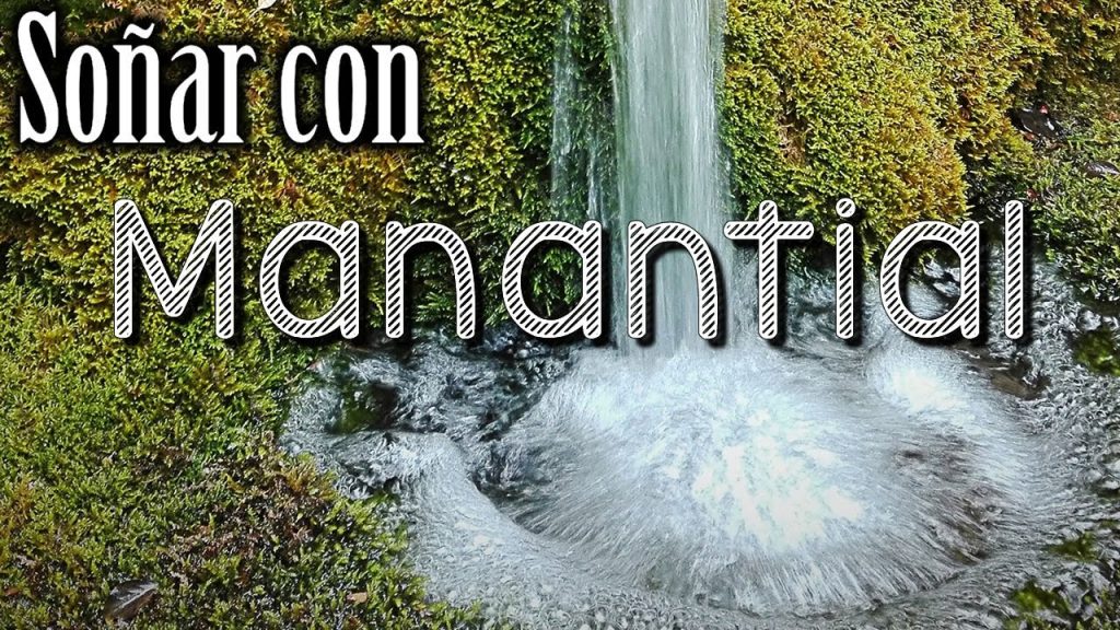 sonar con nacimiento de agua