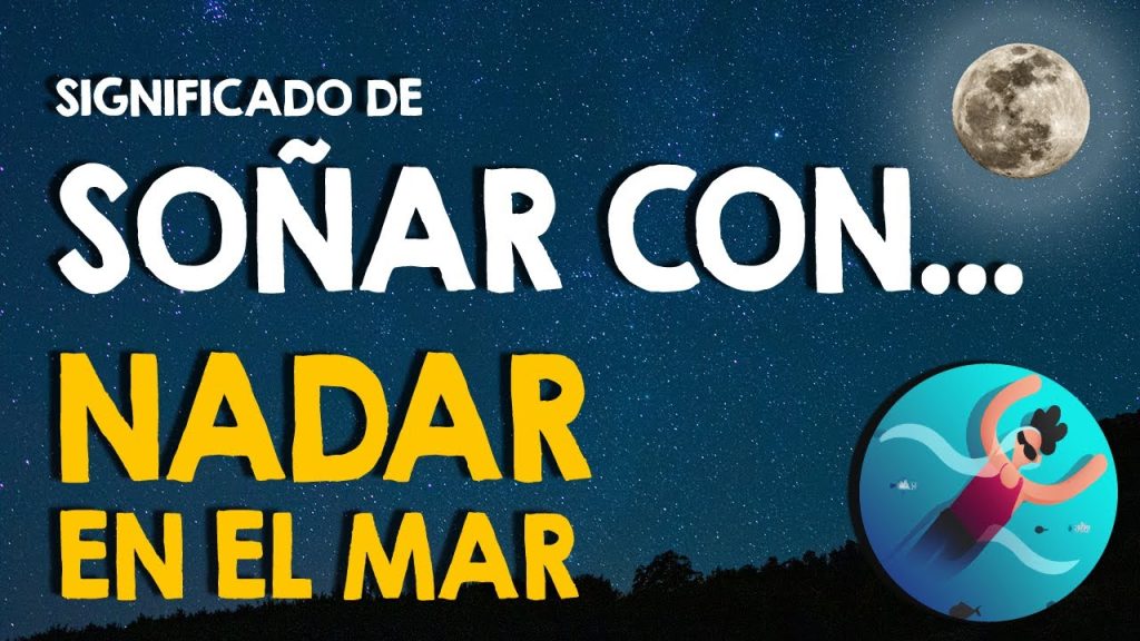 sonar con nadar en el mar profundo