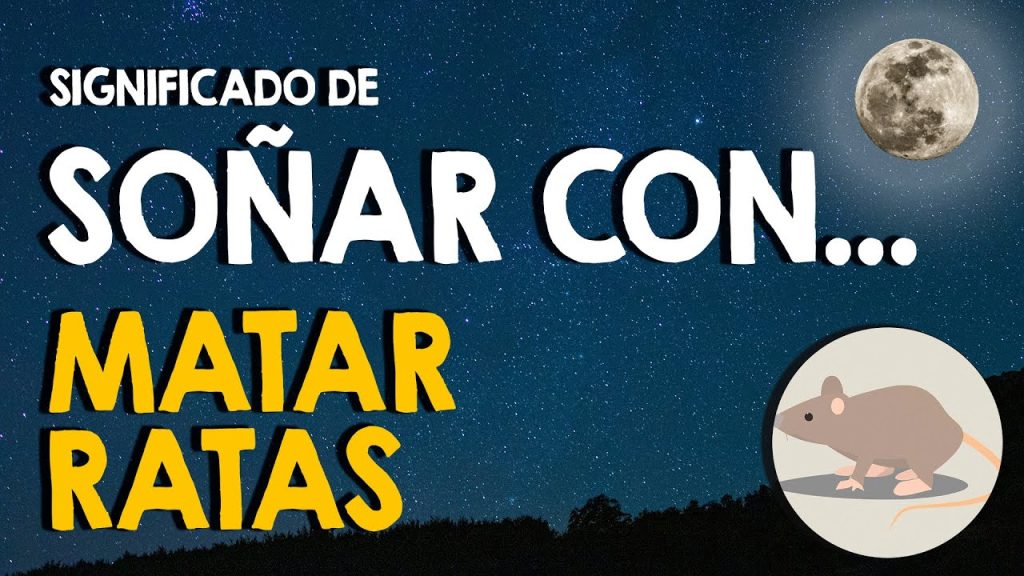 sonar con ratas y matarlas