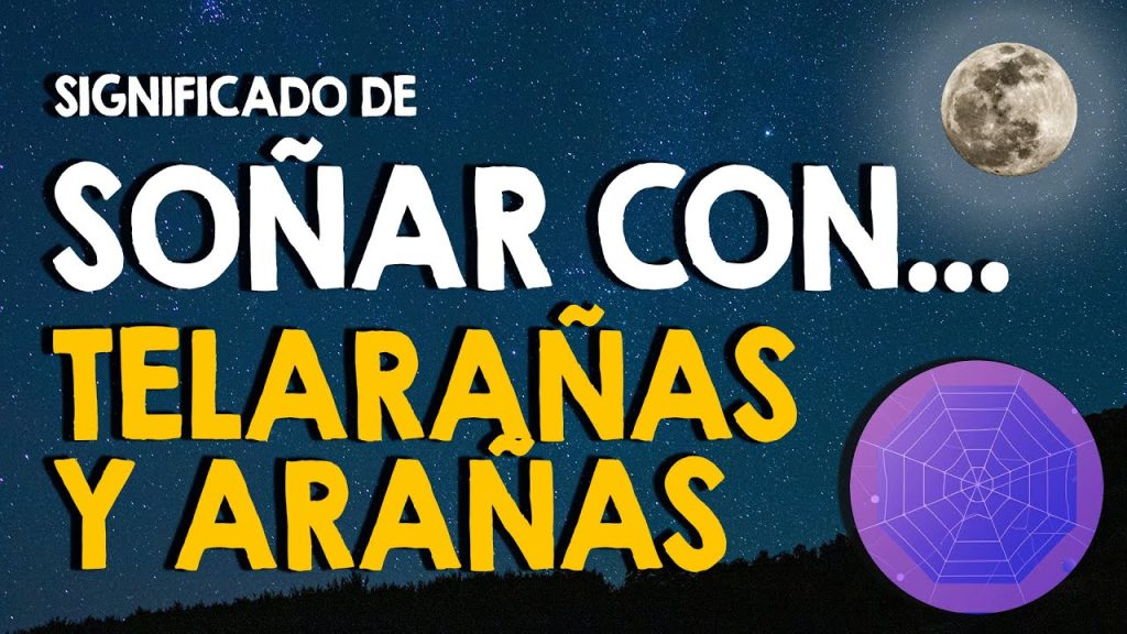 sonar con telaranas y aranas