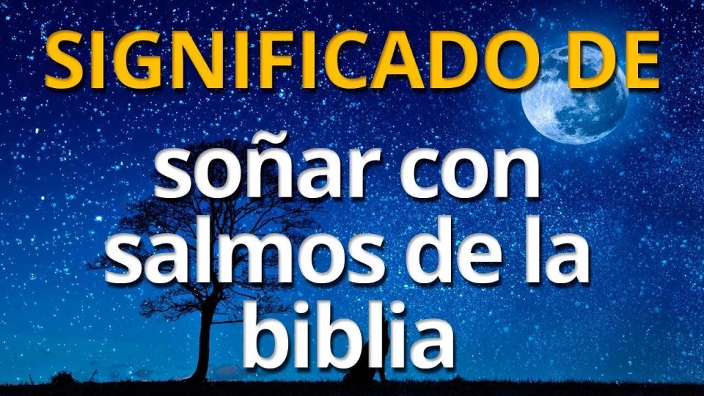 sonar con un versiculo de la biblia que significa