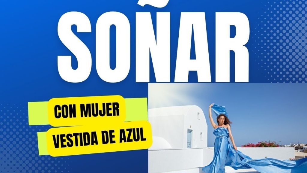 sonar con vestido azul