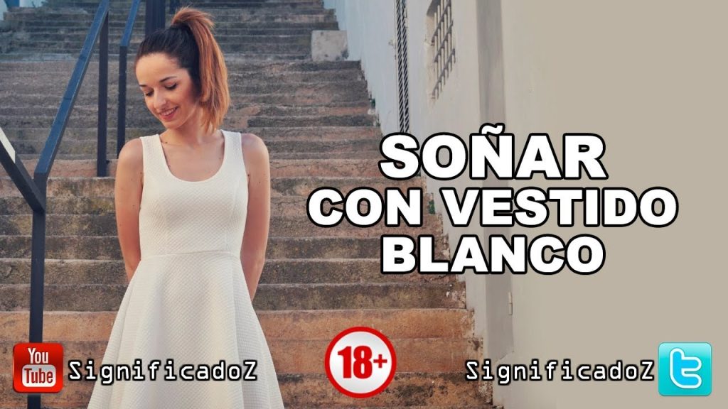 sonar con vestido blanco