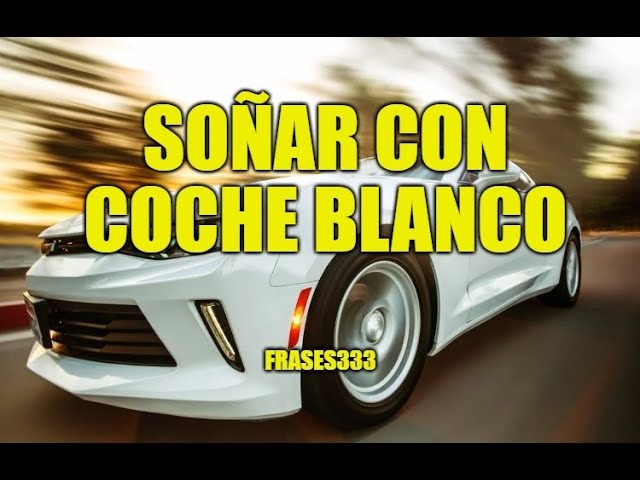 sonar con carro blanco