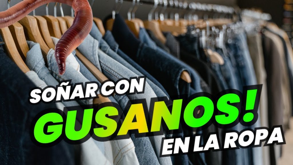 que significa sonar con gusanos en la ropa