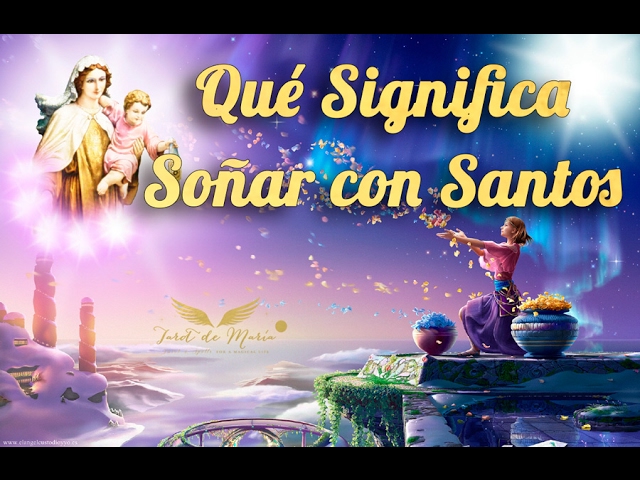 que significa sonar con un santo