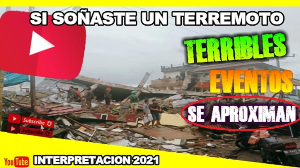 que significa sonar con un terremoto y la familia