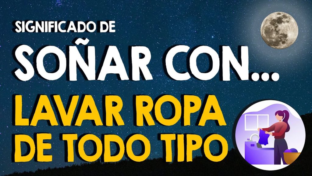 sonar con lavar ropa