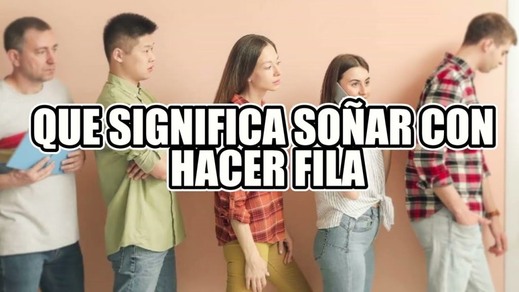 sonar con hacer fila psicoanalisis