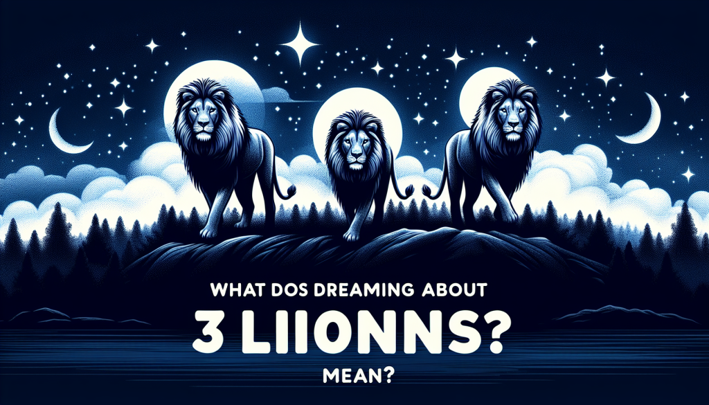 que significa sonar con 3 leones